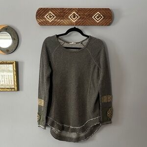 Mystree Green Knit Top